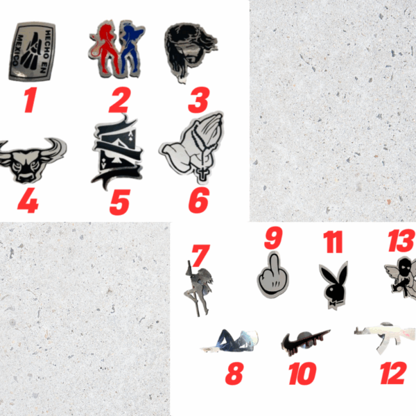 Figuras con Ventosa (Piezas Individuales)