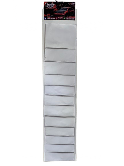 Tira de Protectores de Engomado Transparente – Pack de 10 unidades